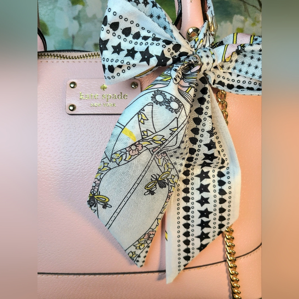 💖Kate Spade Wellesley Rachelle Large Light Pink Pebble Leather Satchel, EUC - Picture 6 of 17